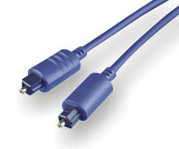 12 Ft Optical cable, Toslink to Toslink, OD: 4.0mm