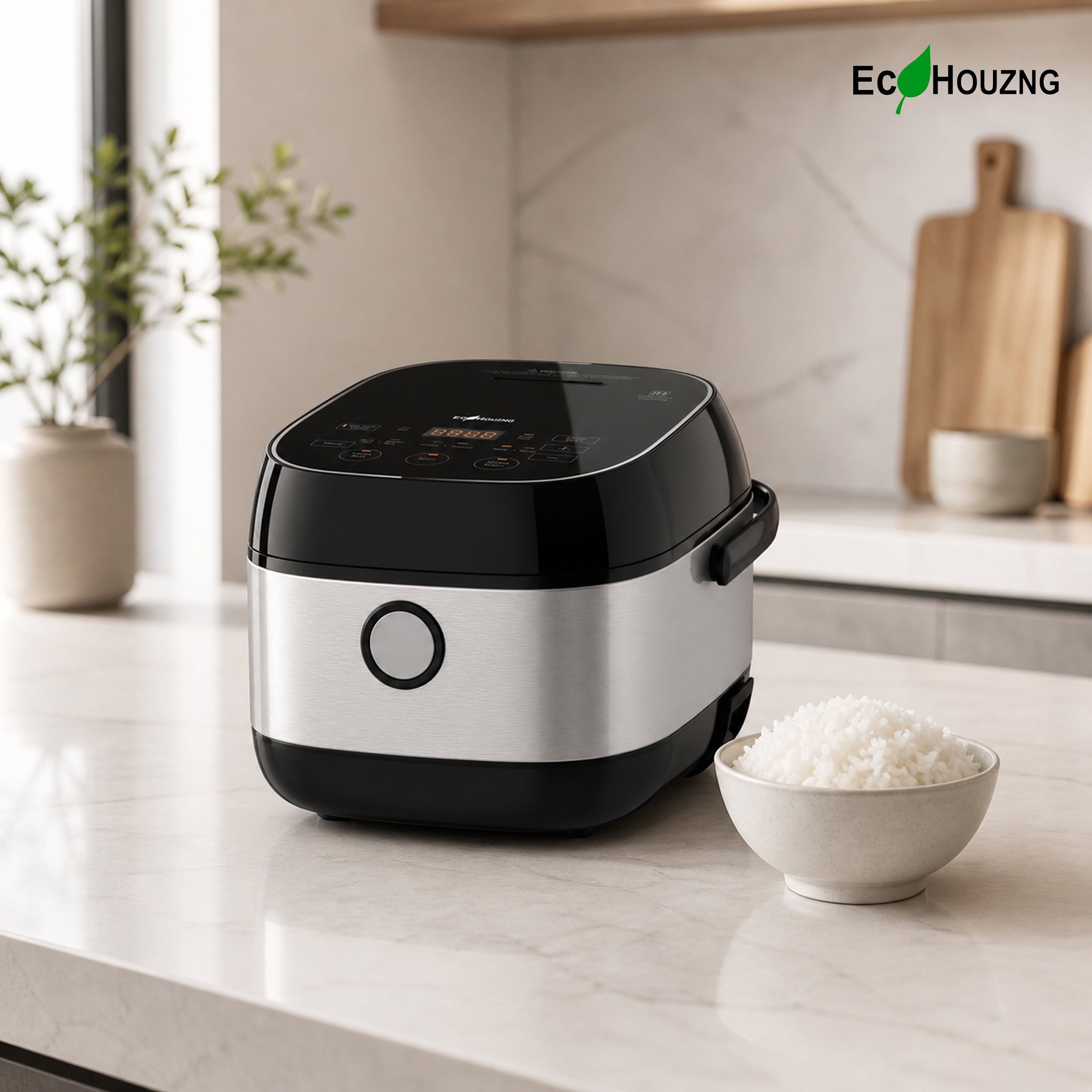 Preset Rice Cooker Ecohouzng IH Rice Cooker with 8 Preset Menus – hvtg.com