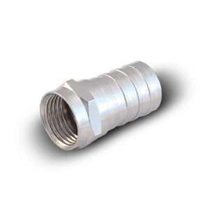 RG6 - Crimping F Connector. Nickel (100pcs/Bag)