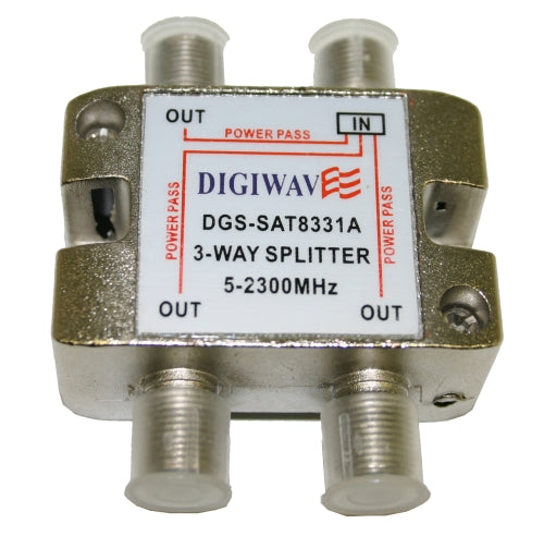 Digiwave 3 Way Splitter for 5 to 2400Mhz