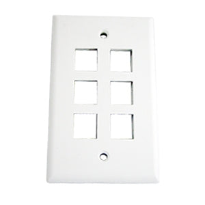 Digiwave Keystone Wall Plate (8 Slots)