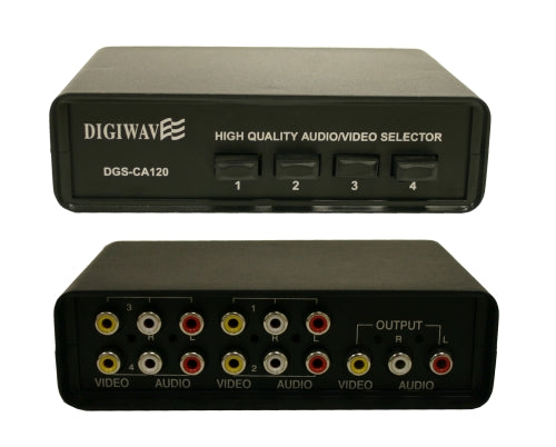 4 Way Audio/Video Selector