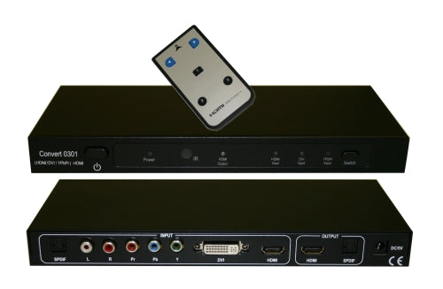 Multifunctional Home Theatre Switcher  Input: HDMI+DVI+YPbPr+Composite Audio+SPDIF Audio