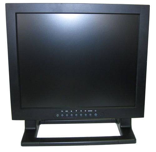 17 LCD Monitor w/4 CH real-time Built-in H.264 DVR