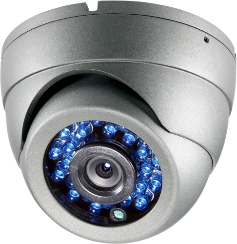 SeqCam Vandal-Weatherproof Day&Night Dome Color Security Camera with 1/3" SONY CCD/520 TVL/3.6mm Lens/30m Night Vision