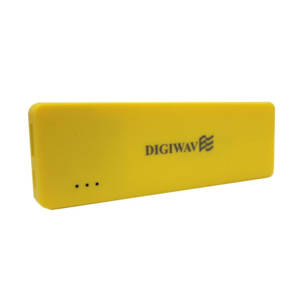 Digiwave 3000mAh Portable Smart Power Bank(Yellow)