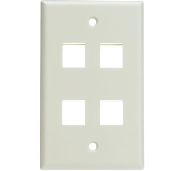 Digiwave Keystone Wall Plate (4 Slots)