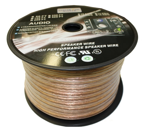 Electronic Master 200 Feet 2 Wire Speaker Cable (12 AWG)