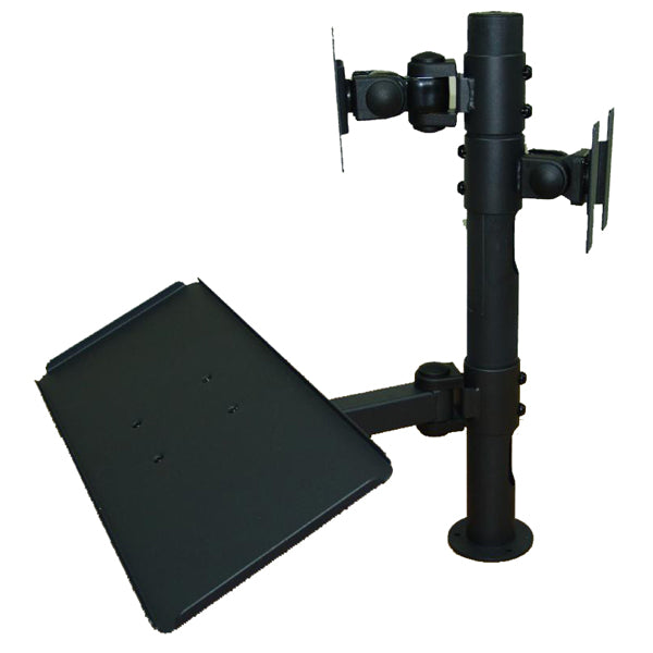 TygerClaw Back to Back LCD Stand with Keyboard Tray