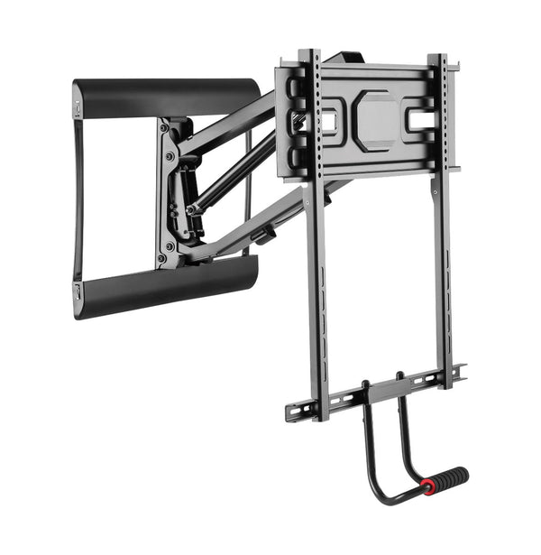 (Refurbished)TygerClaw 43” – 73” Full-motion + Pull-Down TV Wall Mount