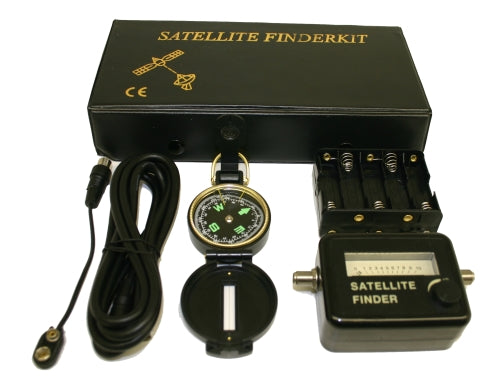 Satellite Finder Kit /w Compass and Power supplier