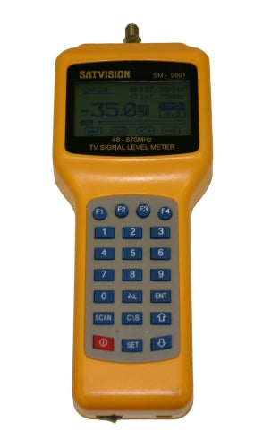 Signal Level Meter NTSC/CATV Version w/CATV Channel plans