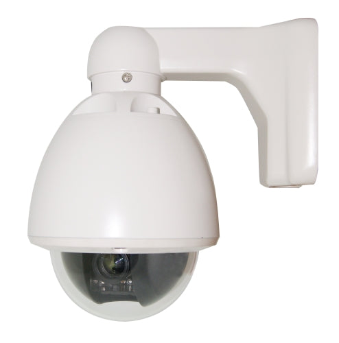 SeqCam Vandal-Weatherproof Mini Speed Dome Security Camera with 1/3" SONY CCD/700 TVL/4 - 9mm Lens