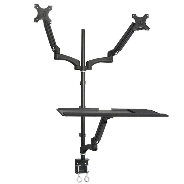 TygerClaw double extending arms monitor desk /sit-stand workstation