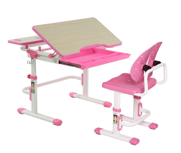 TygerClaw "TYDS140052" Adjustable Height Childrens Desk with Storage