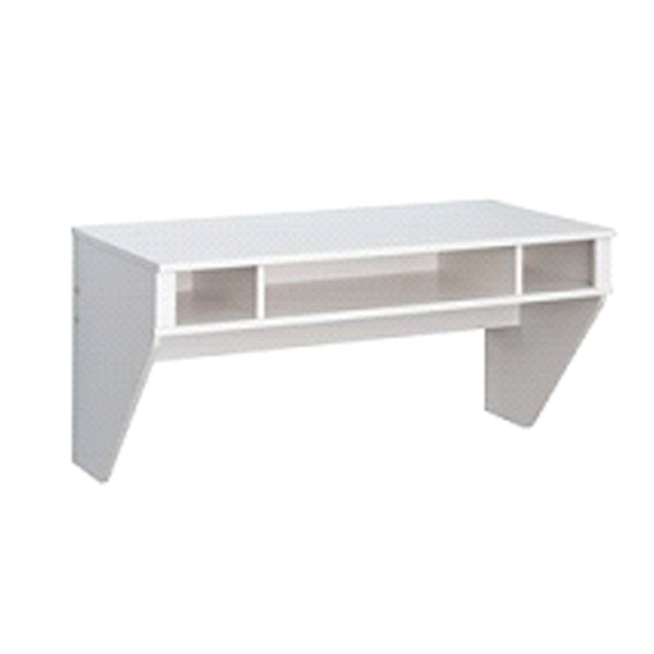 TygerClaw TYDS410013 Stylish Designer Floating Desk-White